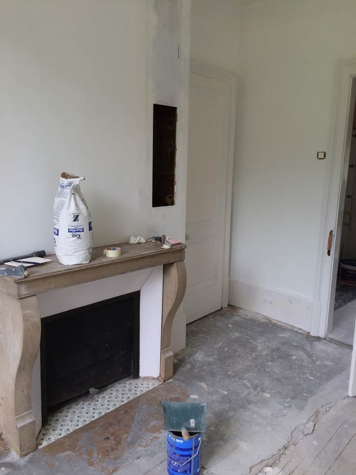 Chantier en cours — plâtrerie
