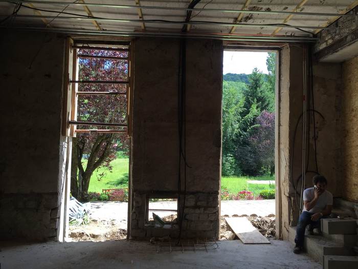 Chantier en cours — vue extérieure