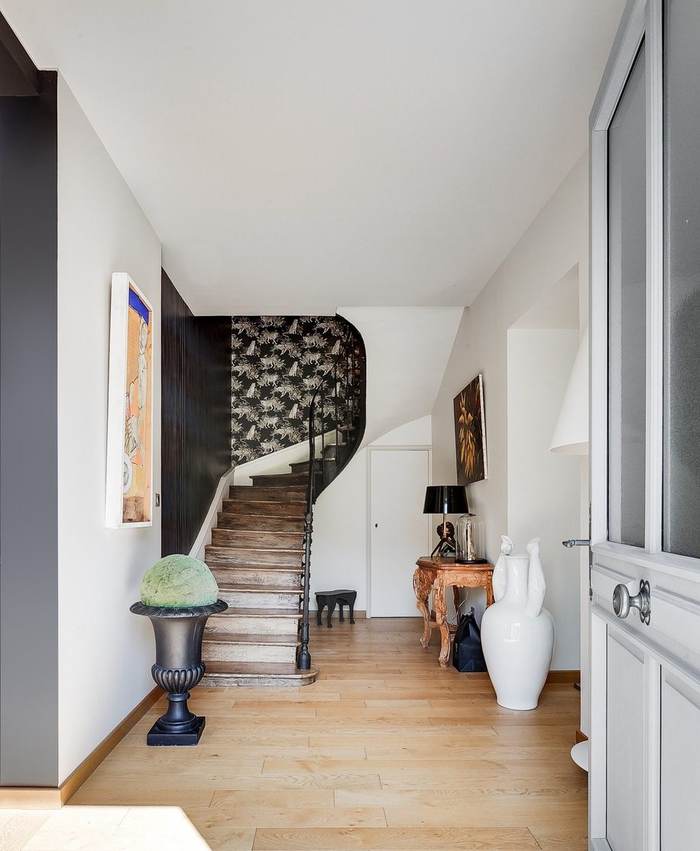 Cage d'escalier rénovée